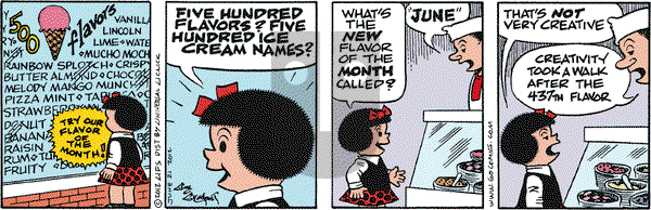Nancy on Thursday June 21, 2012 Comic Strip