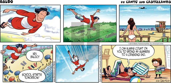 Baldo on Sunday August 26, 2012 Comic Strip