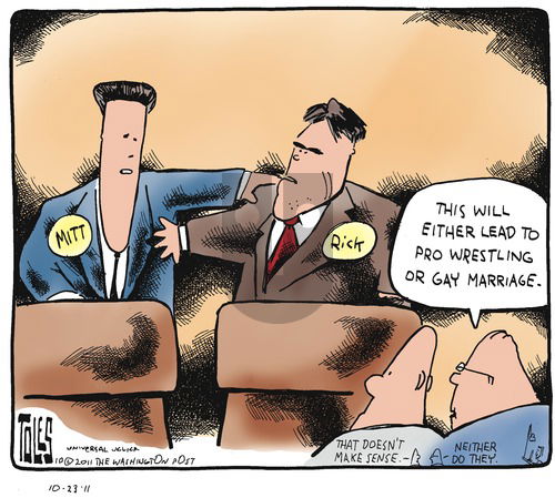 Tom Toles on Sunday October 23, 2011 Comic Strip