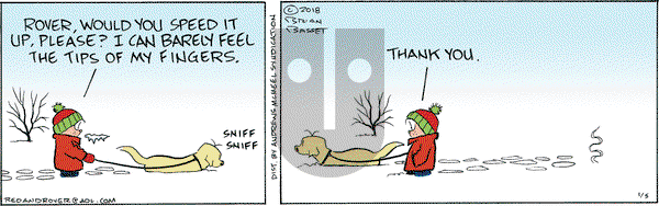 Red and Rover on Friday January 5, 2018 Comic Strip