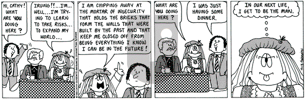 Cathy Classics on Wednesday October 13, 1993 Comic Strip