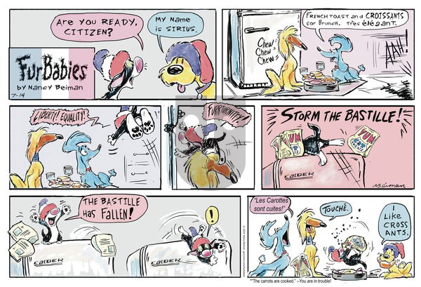FurBabies - Sunday July 14, 2024 Comic Strip