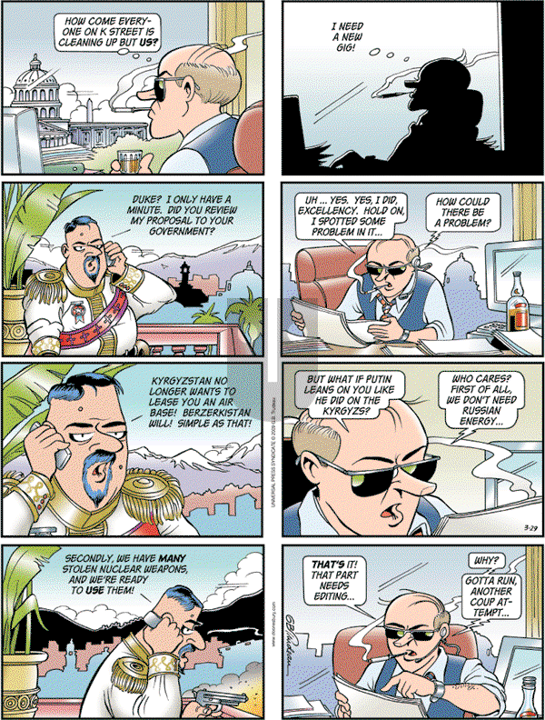 Doonesbury - Sunday March 29, 2009 Comic Strip