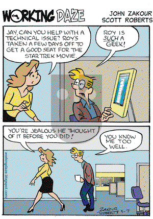 Working Daze on Thursday May 7, 2009 Comic Strip