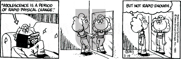 Luann on Tuesday March 19, 1985 Comic Strip