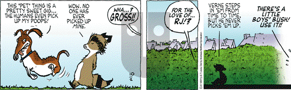 Over the Hedge on Wednesday October 2, 2019 Comic Strip