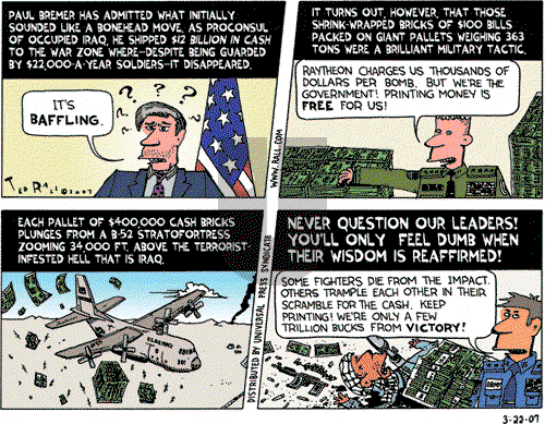 Ted Rall on Thursday March 22, 2007 Comic Strip