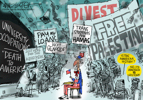 Mike Lester on Tuesday April 30, 2024 Comic Strip