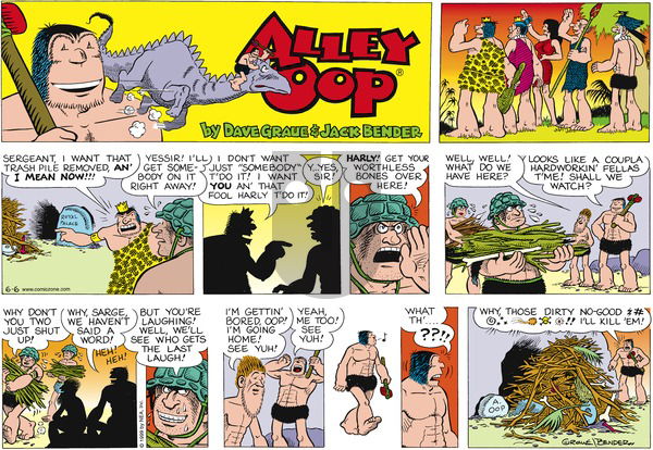 Alley Oop on Sunday June 6, 1999 Comic Strip