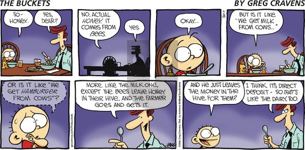 The Buckets on Sunday April 6, 2025 Comic Strip
