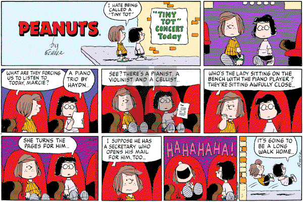 Peanuts - Sunday May 24, 1998 Comic Strip