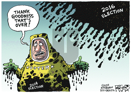 Rob Rogers on Monday November 10, 2014 Comic Strip