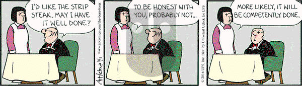 The Born Loser on Tuesday March 1, 2016 Comic Strip