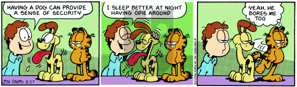 Garfield on Wednesday May 27, 1992 Comic Strip