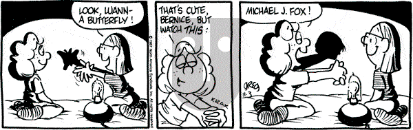 Luann on Tuesday November 3, 1987 Comic Strip