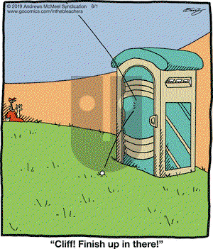 In the Bleachers on Thursday August 1, 2019 Comic Strip