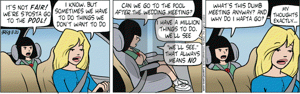 Luann on Saturday August 20, 2016 Comic Strip