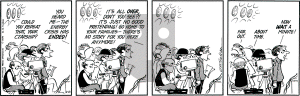 Doonesbury on Wednesday February 13, 1974 Comic Strip