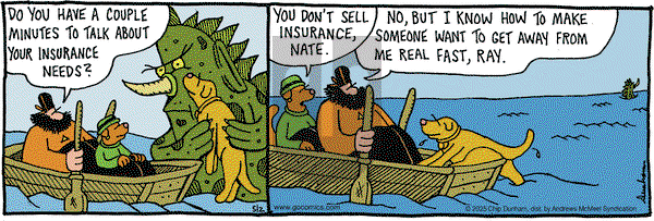 Overboard on Friday May 2, 2025 Comic Strip