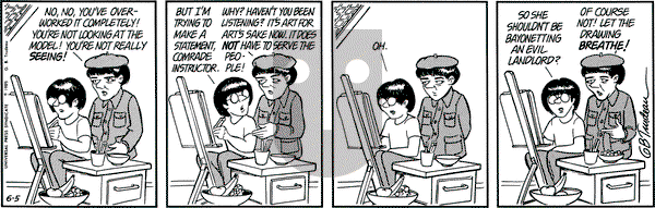 Doonesbury on Wednesday June 5, 1985 Comic Strip