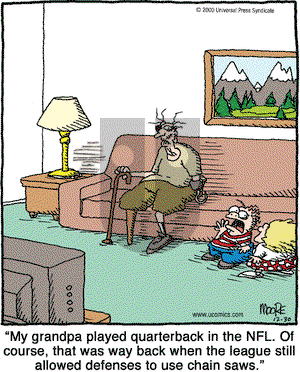 In the Bleachers on Saturday December 30, 2000 Comic Strip