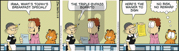 Garfield on Saturday November 9, 2019 Comic Strip