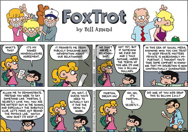 FoxTrot on Sunday May 5, 2013 Comic Strip