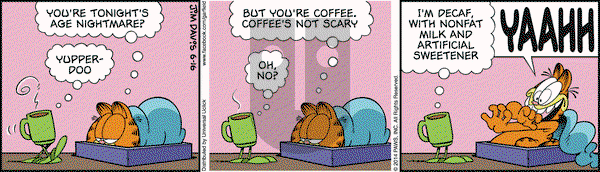 Garfield on Monday June 16, 2014 Comic Strip