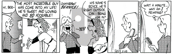 Luann on Monday February 28, 2000 Comic Strip