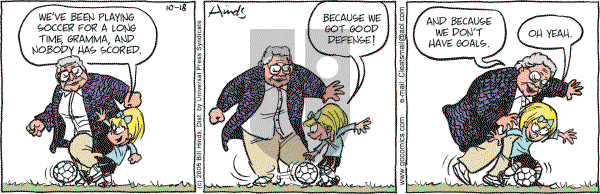 Cleats - Thursday September 26, 2024 Comic Strip