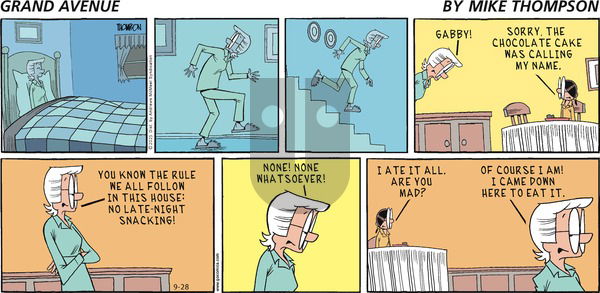 Grand Avenue on Sunday September 28, 2025 Comic Strip