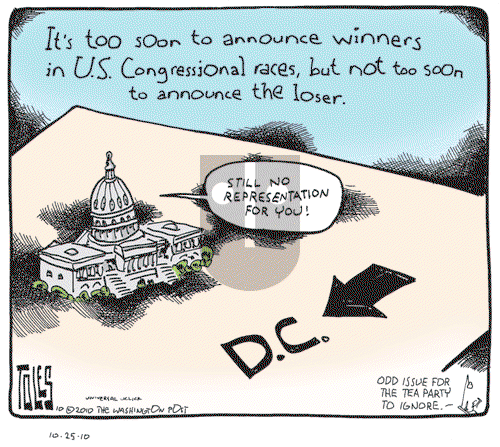 Tom Toles - Monday October 25, 2010 Comic Strip