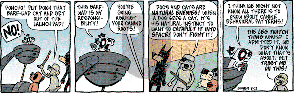 Pooch Cafe on Thursday August 11, 2011 Comic Strip