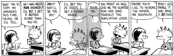 Calvin and Hobbes - Friday September 18, 2020 Comic Strip