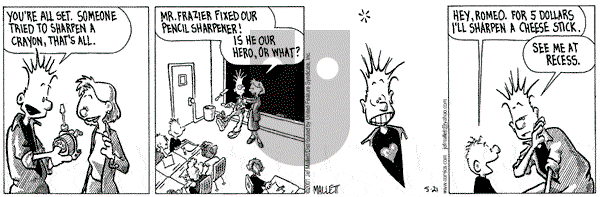 Frazz on Monday May 21, 2001 Comic Strip