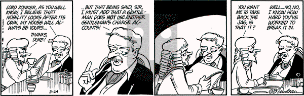 Doonesbury on Thursday March 24, 1988 Comic Strip