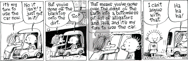 Cul de Sac on Monday March 24, 2008 Comic Strip
