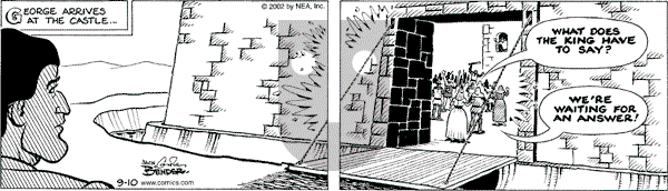 Alley Oop on Tuesday September 10, 2002 Comic Strip