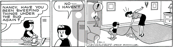 Nancy on Monday December 1, 1969 Comic Strip
