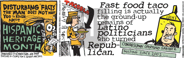 La Cucaracha on Monday September 18, 2006 Comic Strip