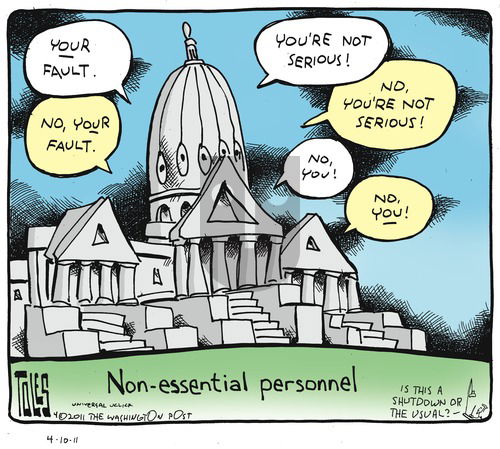 Tom Toles on Sunday April 10, 2011 Comic Strip