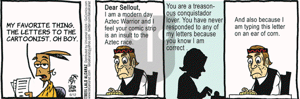 La Cucaracha on Friday June 12, 2015 Comic Strip
