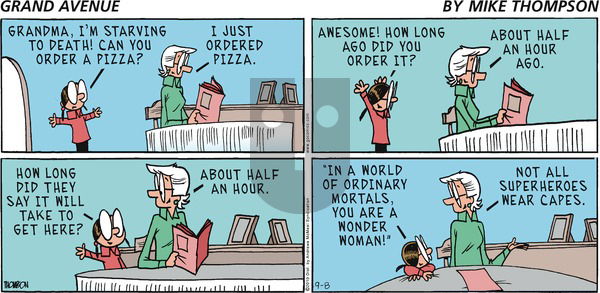 Grand Avenue on Sunday September 8, 2019 Comic Strip