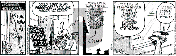Over the Hedge on Wednesday February 9, 2005 Comic Strip