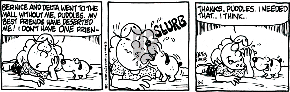 Luann - Wednesday August 6, 1986 Comic Strip