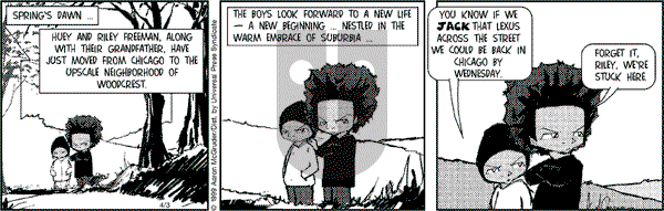 The Boondocks on Monday November 4, 2013 Comic Strip