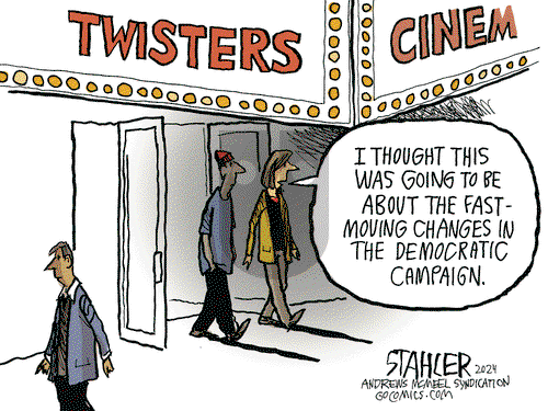 Jeff Stahler - Tuesday July 23, 2024 Comic Strip