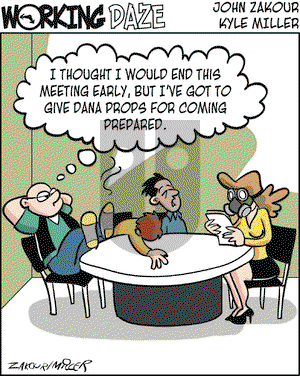 Working Daze on Saturday April 7, 2007 Comic Strip