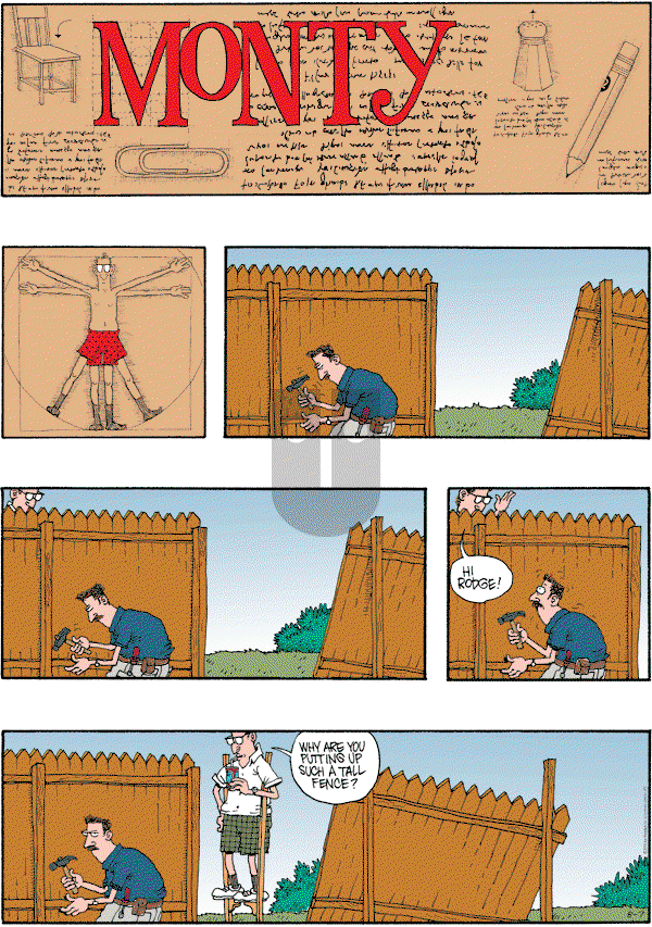 Monty - Sunday August 7, 2011 Comic Strip