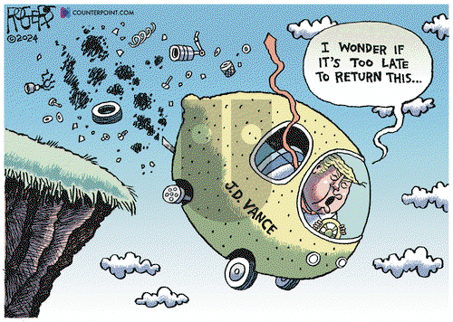Rob Rogers - Thursday August 1, 2024 Comic Strip